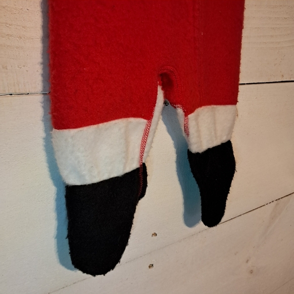 Vintage Christmas Santa Suit Baby Outfit Size 6 Months - Picture 4 of 8